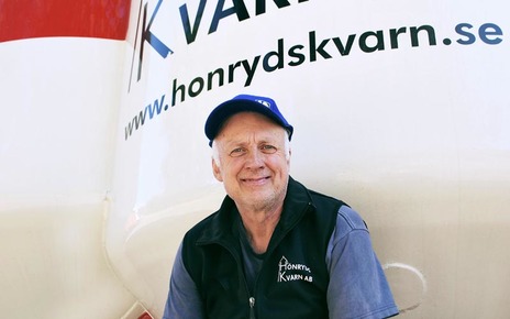 Enar Nilsson, chaufför vid Hönryds Kvarn AB